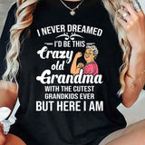 I Never Dreamed I'd Be This Crazy Old Grandma T-Shirt