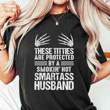 The Titties Are Protected By T-Shirt