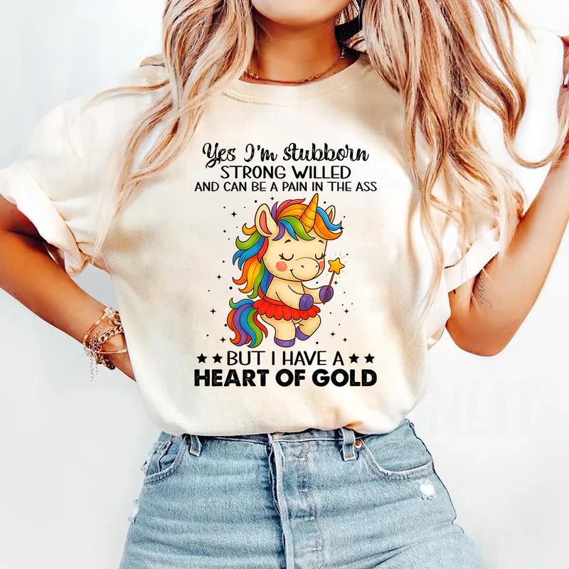 Yes I'm Stubborn Strong Willed & Can Be T-Shirt